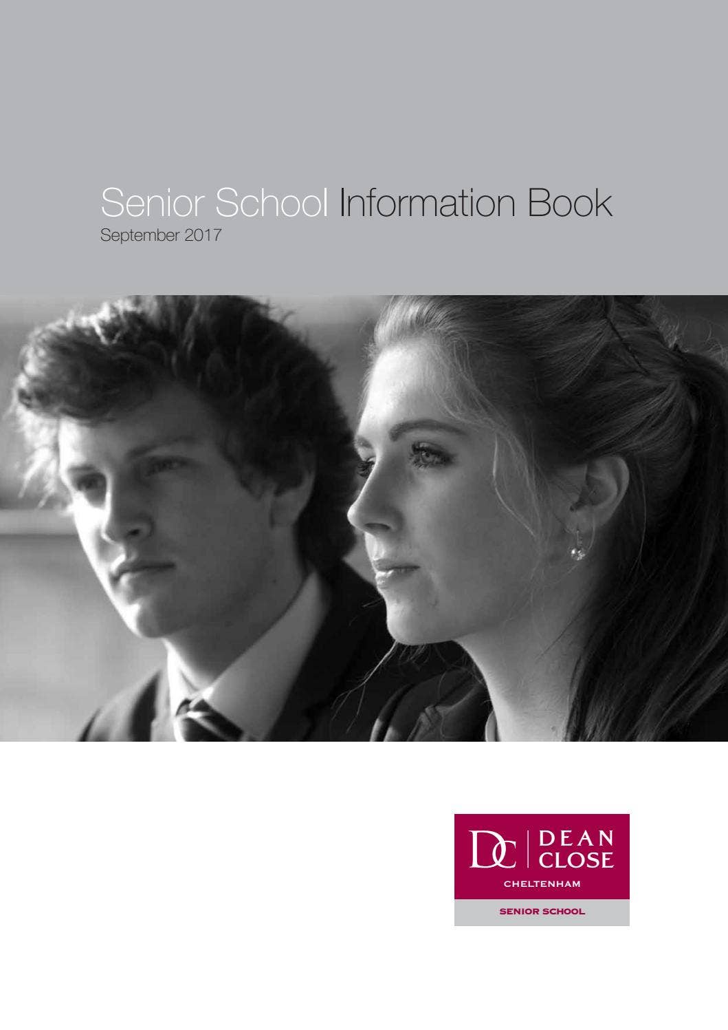 Dean Close Senior School Information Book 2017 by Dean Close School - Issuu