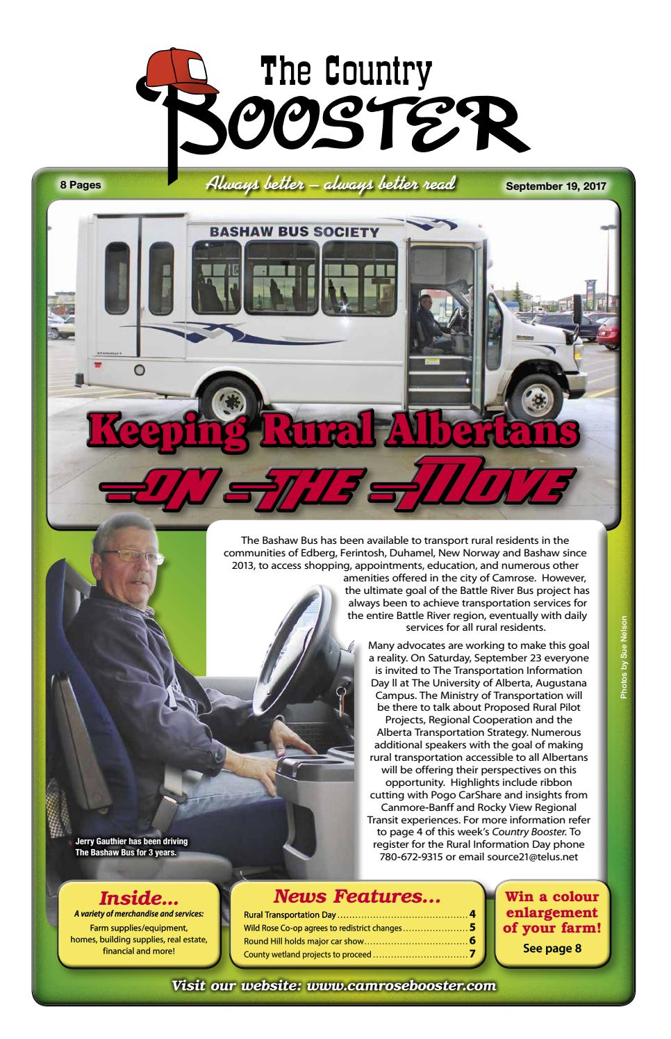 September 19, 2017 Country Booster by The Camrose Booster Issuu
