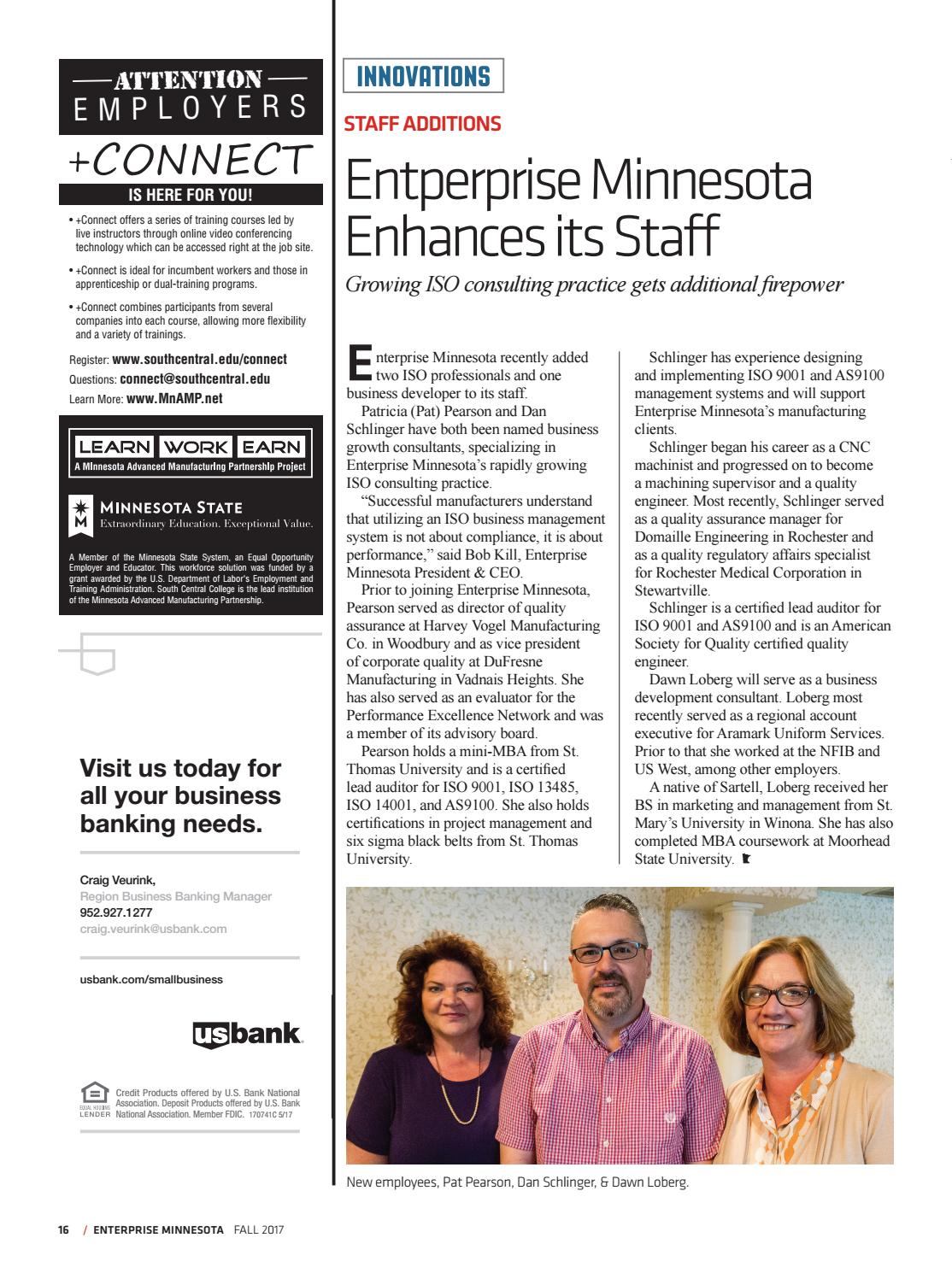 Enterprise Minnesota Magazine Fall 2017 by Enterprise Minnesota Issuu