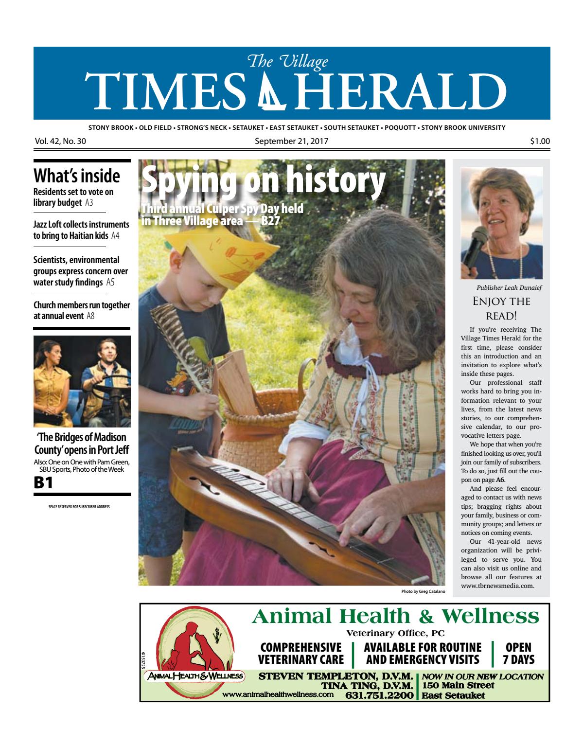 The Village Times Herald September 21, 2017 by TBR News Media Issuu