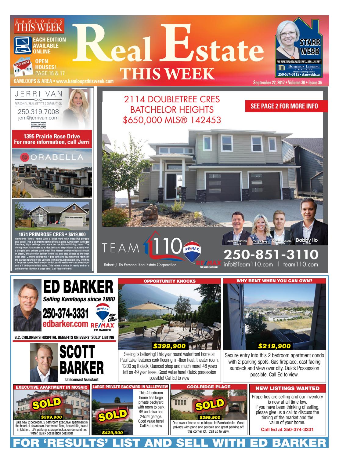 Kamloops Real Estate, September 22, 2017 by KamloopsThisWeek Issuu