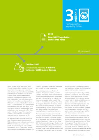 ERP 英国 • 10 years of WEEE in the 英国 • Continual evolution 第 5 页