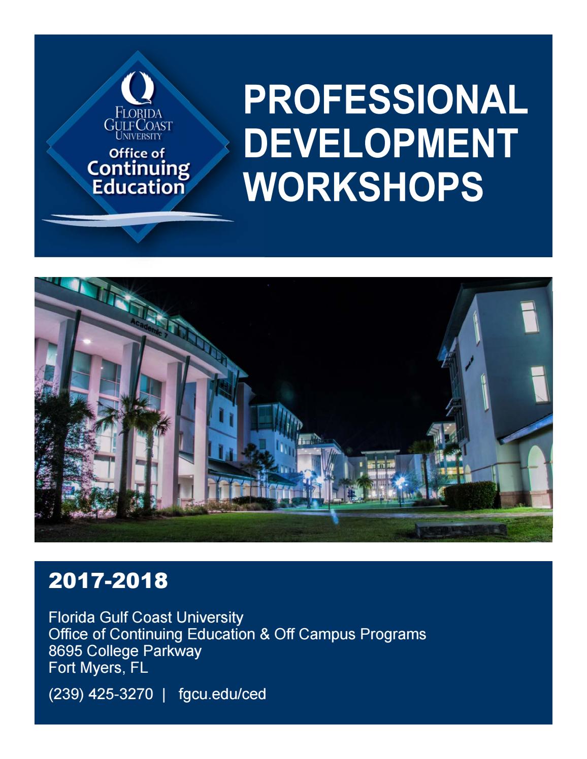FGCU Professional Development Catalog by FGCU Academy