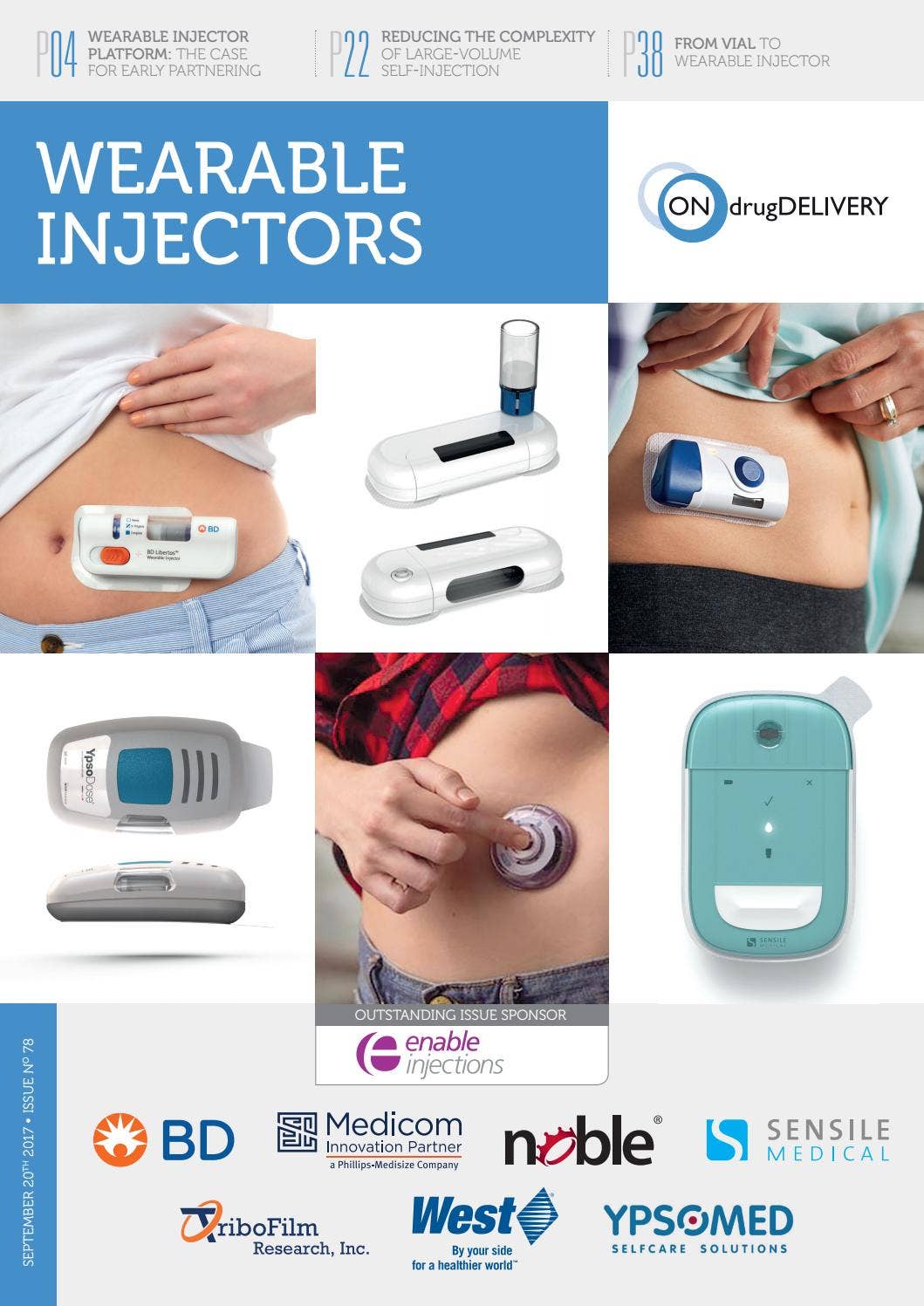 Wearable Insertable Wearable Injectors - ONdrugDelivery - Issue 78 - Sept 2017 by ...