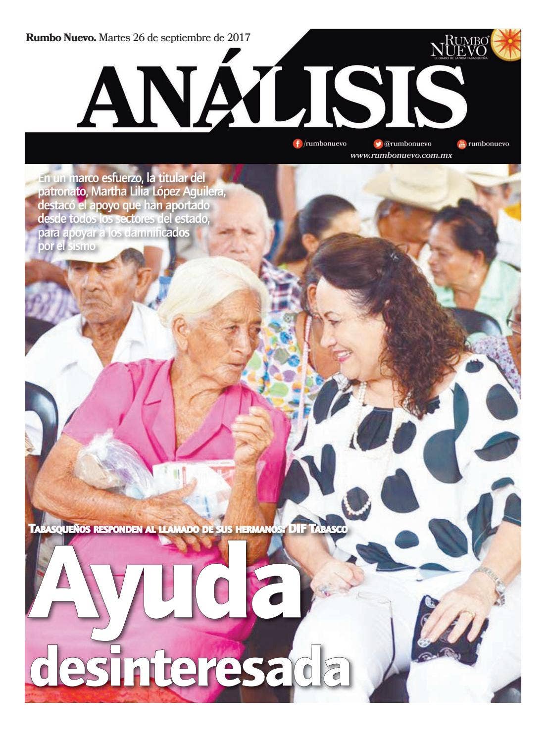 Análisis. Martes 26 de septiembre de 2017 by Grupo Rumbo Nuevo - Issuu