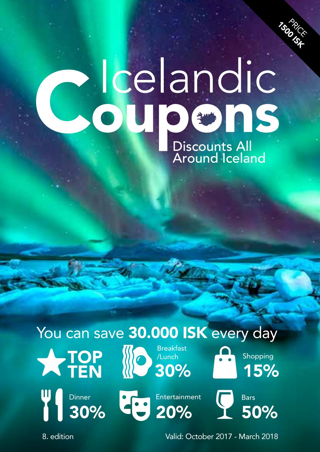 Icelandic Coupons - (1st of October 2017 - 31th of March 2018) by ...