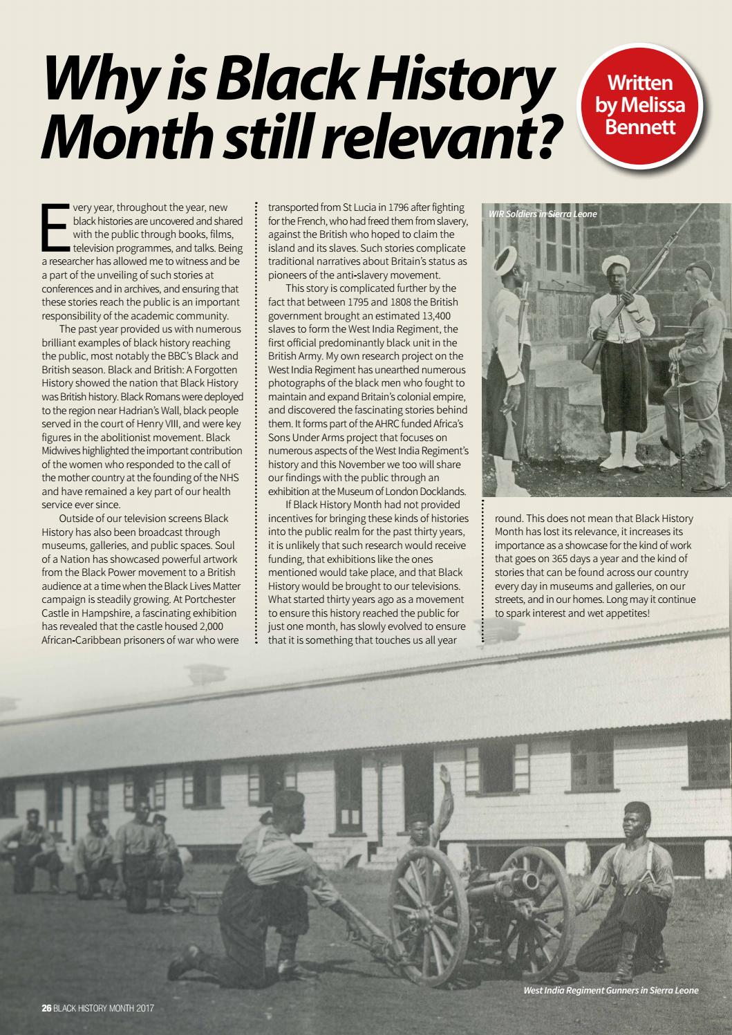 Black History Month Magazine 2017 by Sugar Media and Marketing Issuu