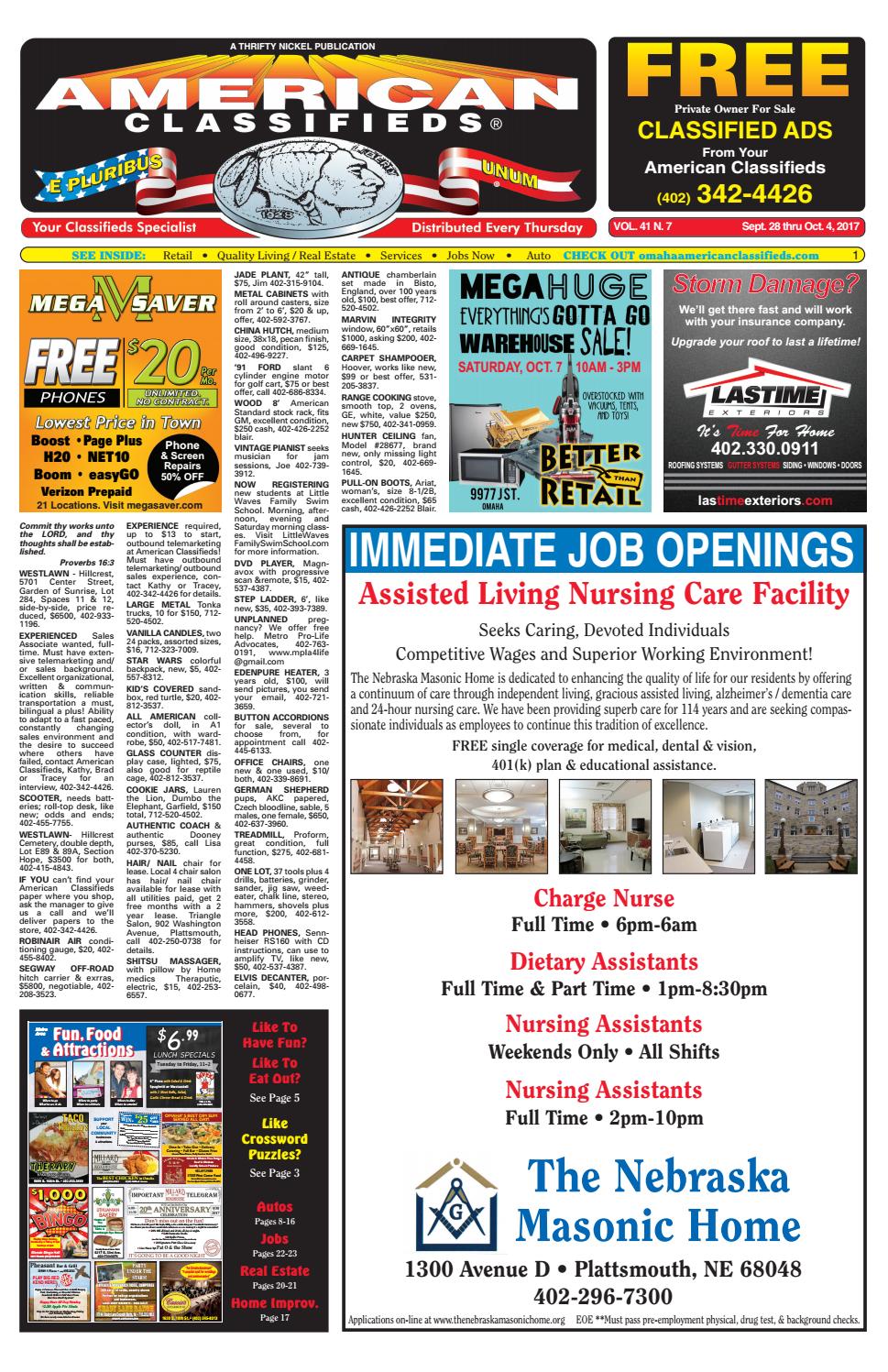 Omaha American Classifieds By American Classifieds Omaha Issuu