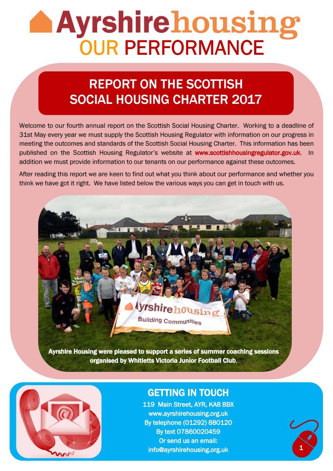 Ayrshire housing charter report 2017 by Ayrshire Housing Issuu