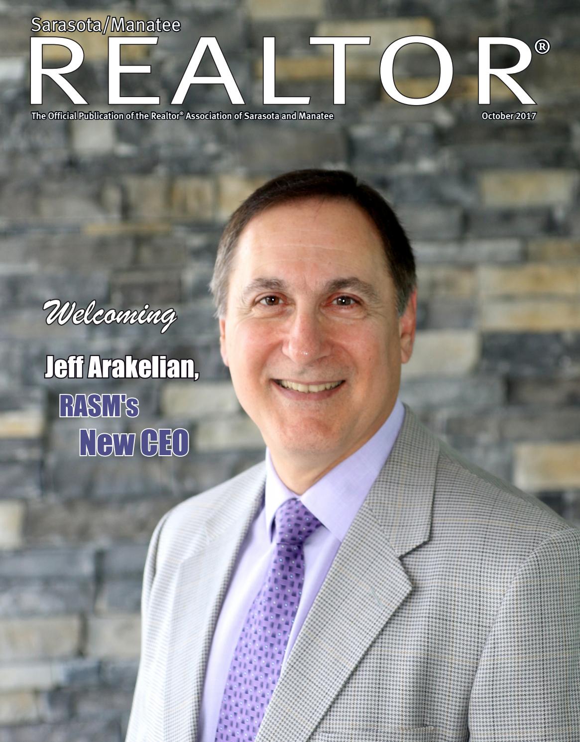 Sarasota / Manatee Realtor Magazine - RASM - October 2017 Issue by