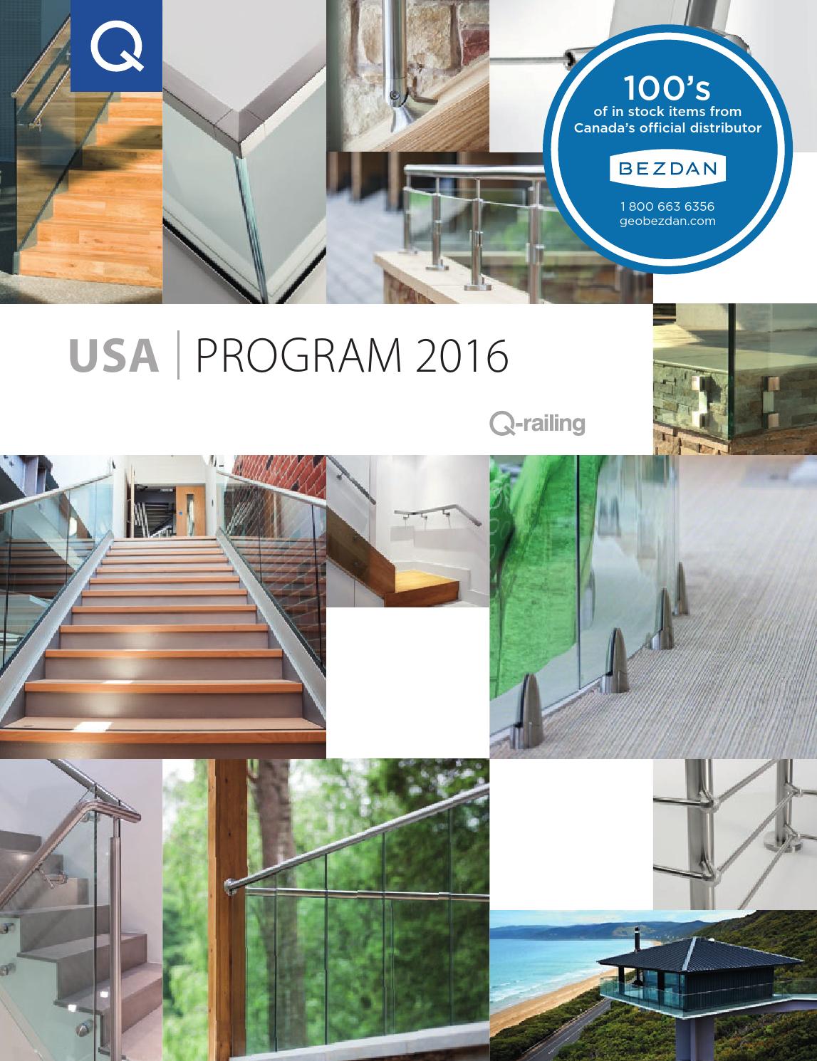 Qrailing® Catalog 2016 by Bezdan Railing Solutions Issuu