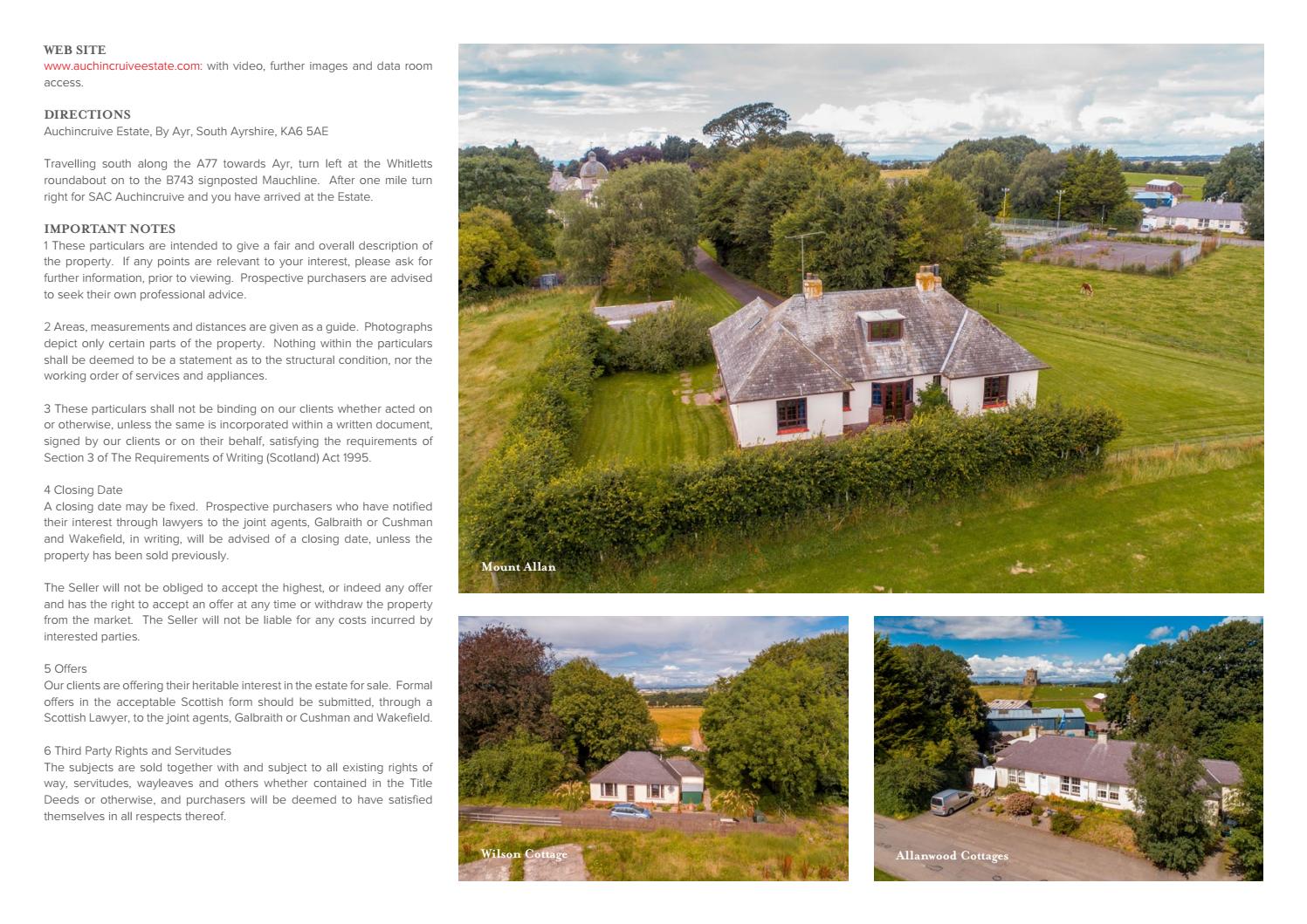 Auchincruive Estate Brochure by Galbraith Issuu