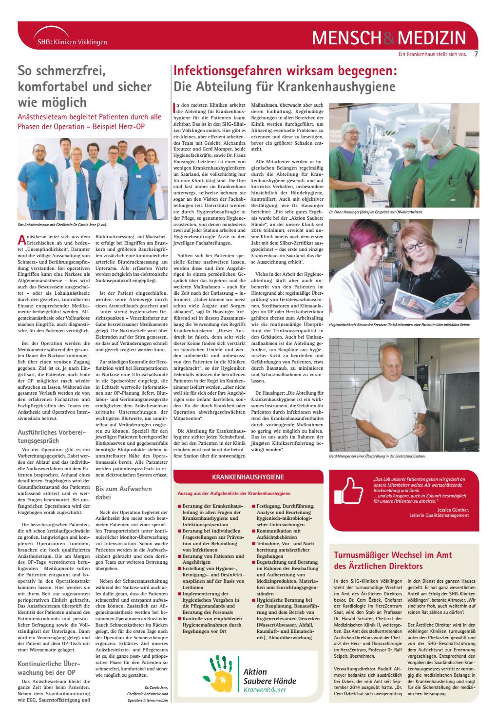 mensch medizin das magazin der shg kliniken vlklingen by saarbrcker verlagsservice gmbh issuu - Pflegestandards Beispiele mensch medizin das magazin der shg kliniken vlklingen by saarbrcker verlagsservice gmbh issuu - Pflegestandards Beispiele