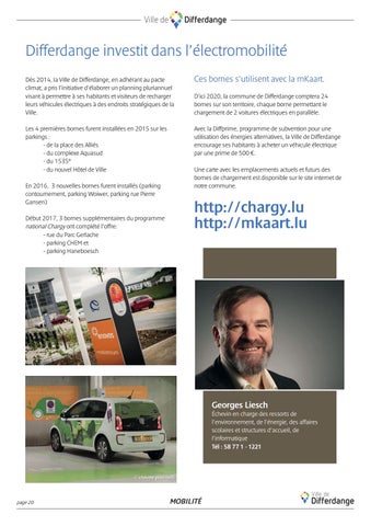 Mobilité by Ville de Differdange - Issuu