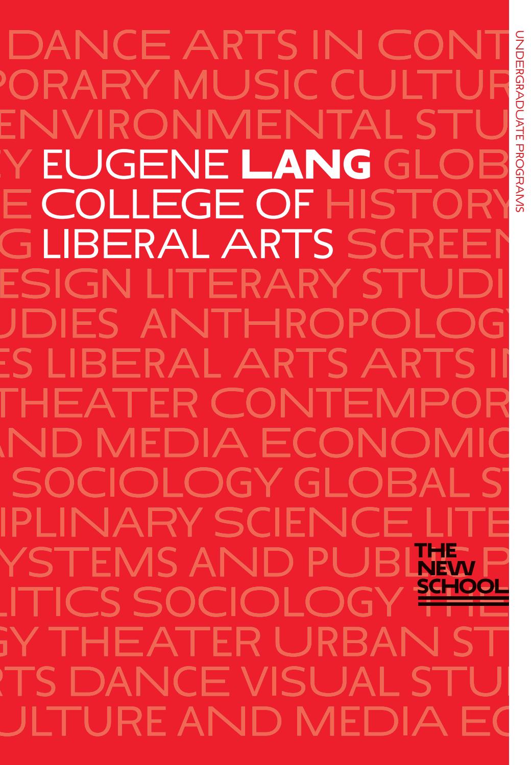 Eugene Lang College of Liberal Arts by The New School Issuu