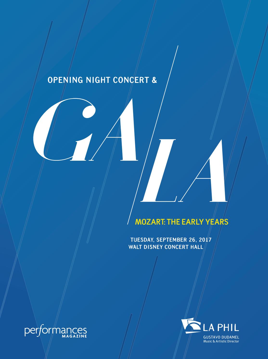 Performances Magazine LA Phil Gala by California Media Group Issuu