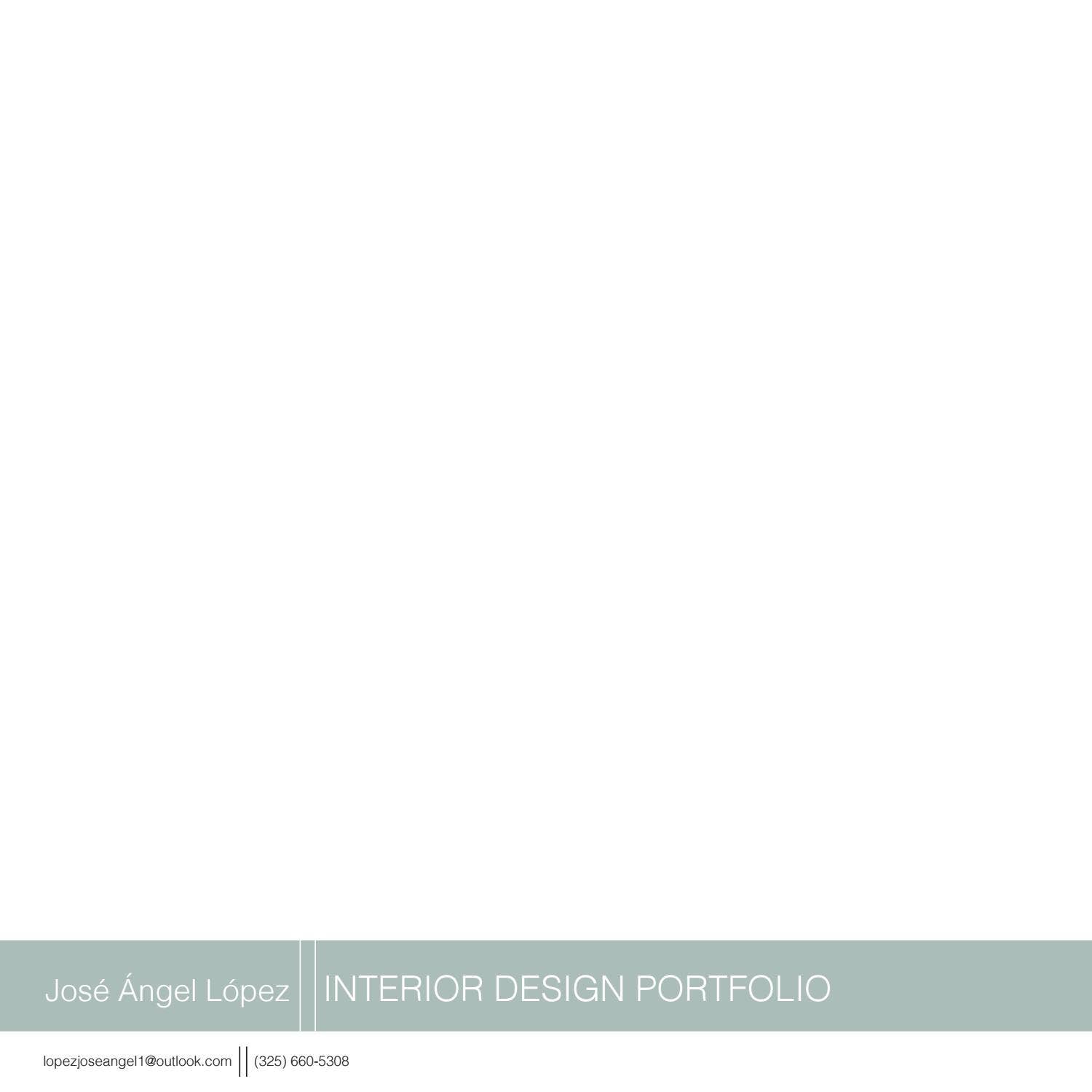 José Ángel López Interior Design Portfolio by José Ángel López - Issuu