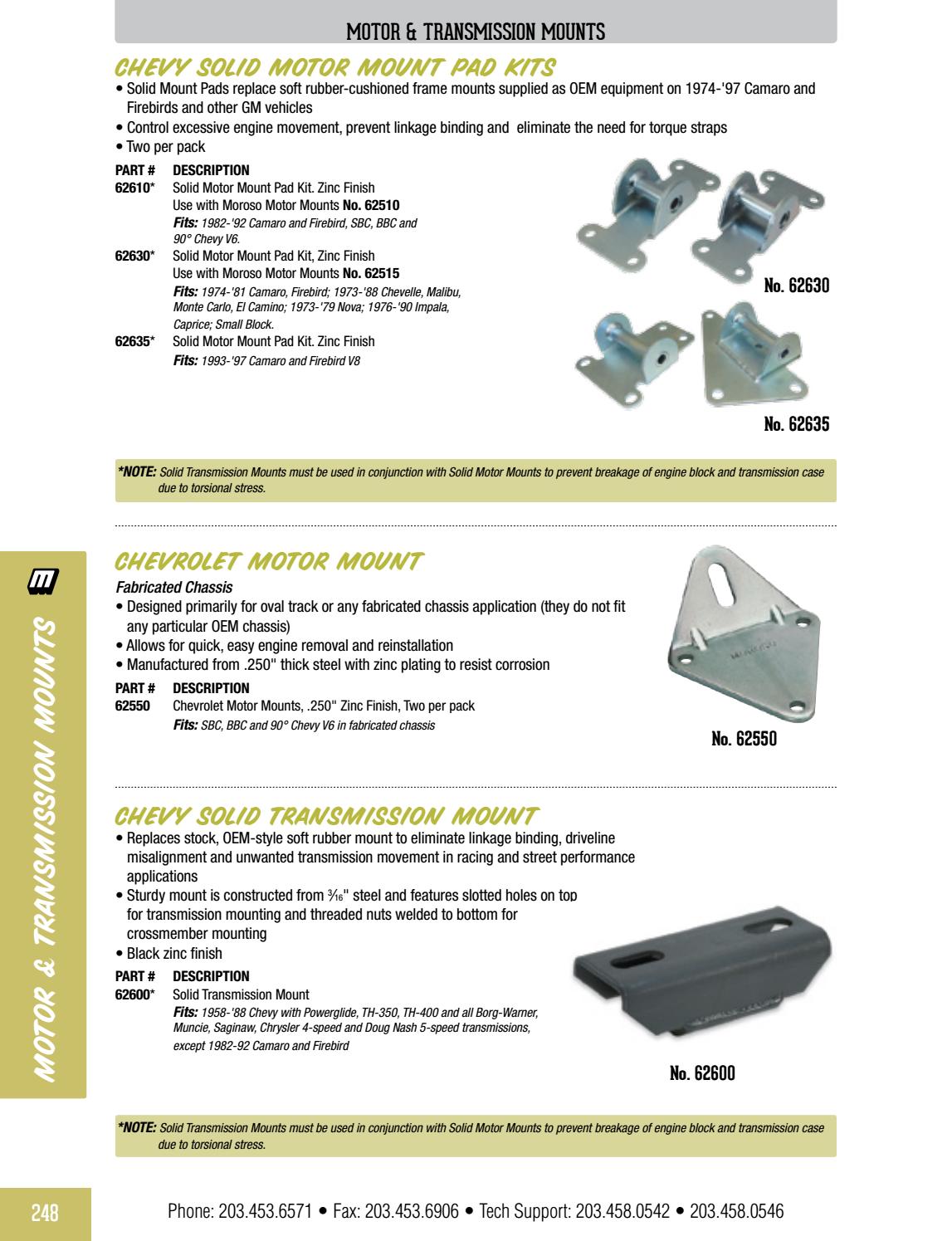 Moroso 62600 Transmission Mount