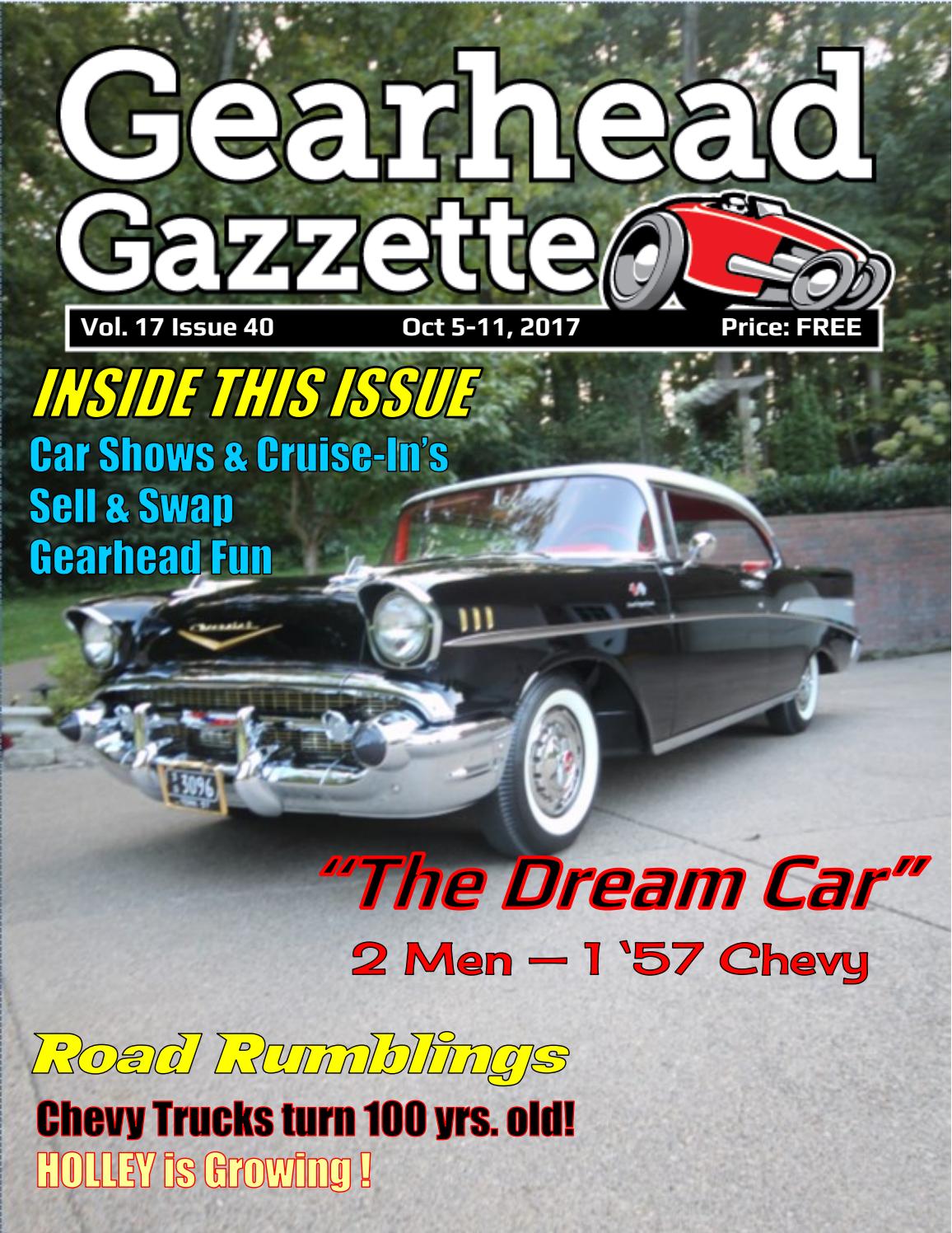 Gearhead Gazzette Vol 17 Issue 40 Oct 5 11 2017 By Jimmy B Issuu