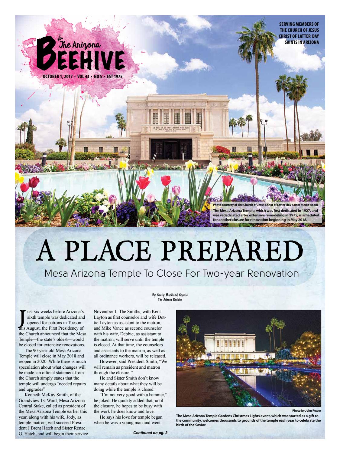 Beehive October 2017 Issue By The Arizona Beehive Issuu