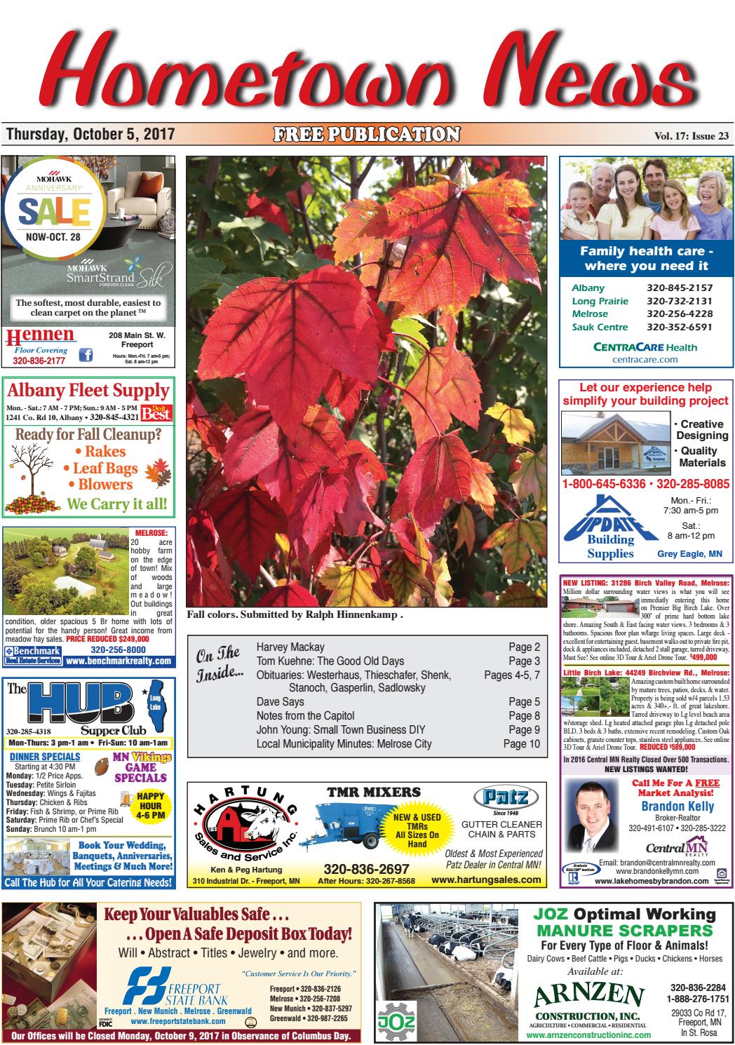 Hometown News October 5 2017 by Hometown News Issuu