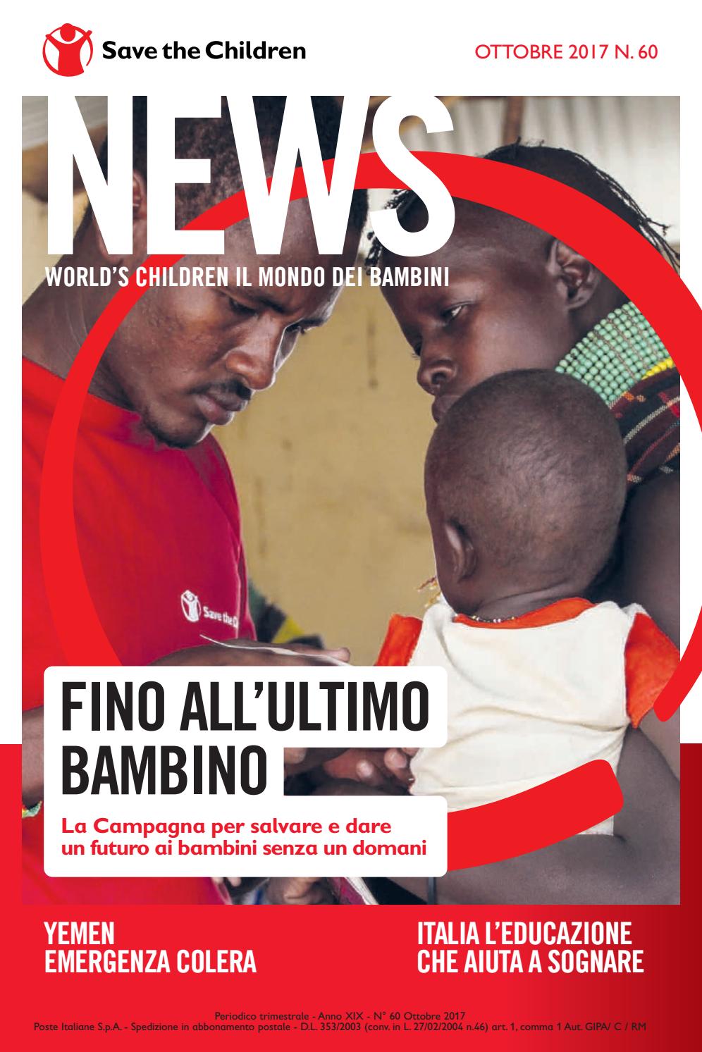 Save the Children newsletter 2017 60 by Save the Children Italia - Issuu