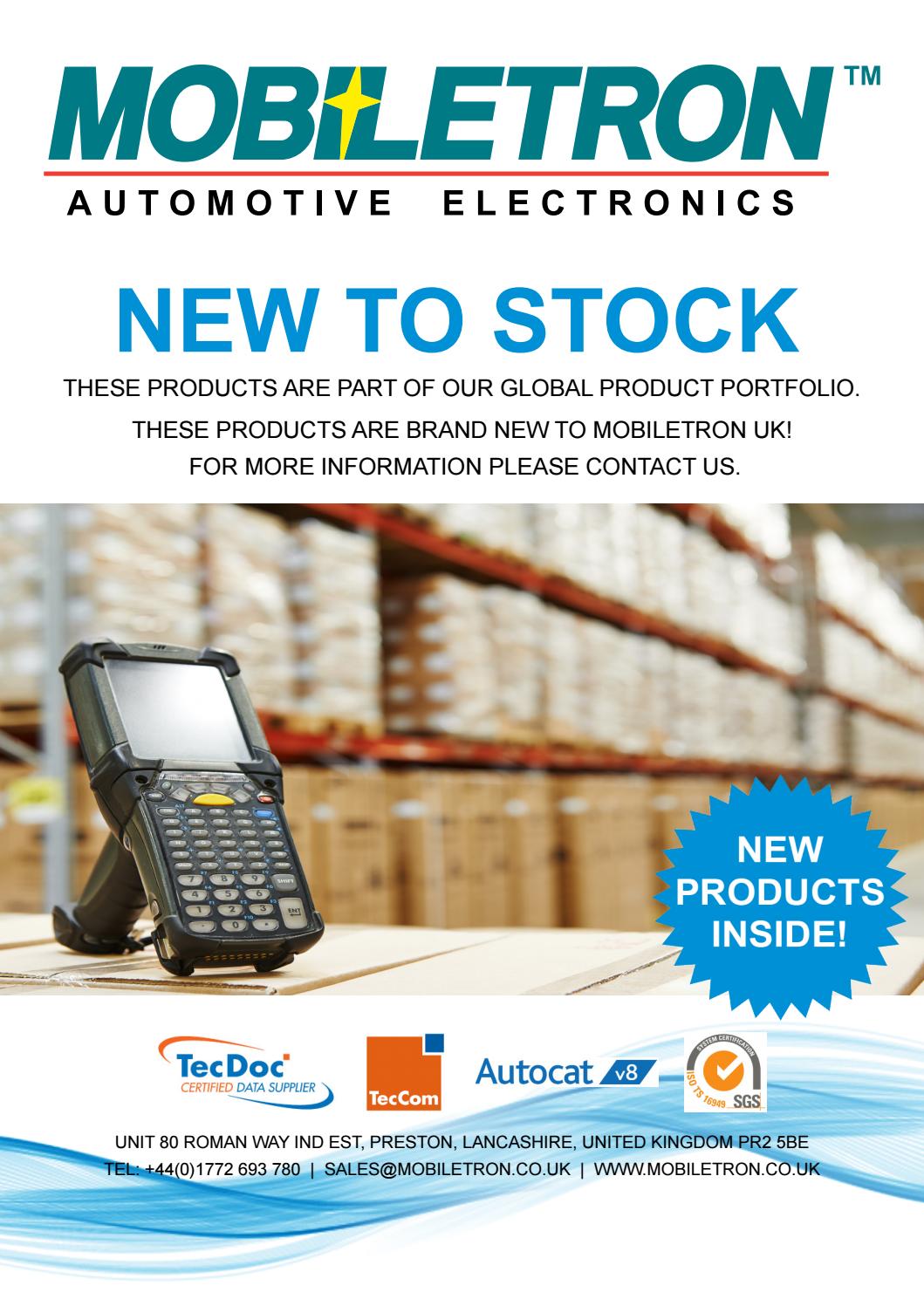 New to stock october 2017 by Mobiletron UK - Issuu
