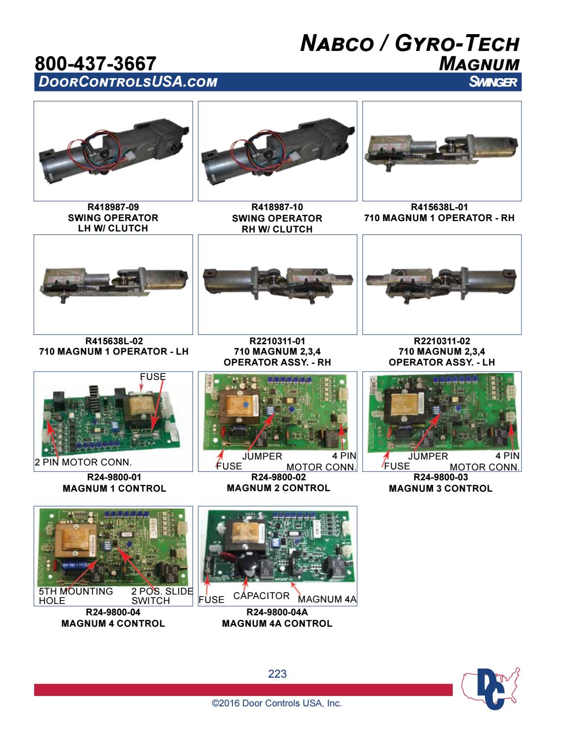 Door Controls USA, Inc. Parts Catalog 2016 by Door Controls USA Issuu
