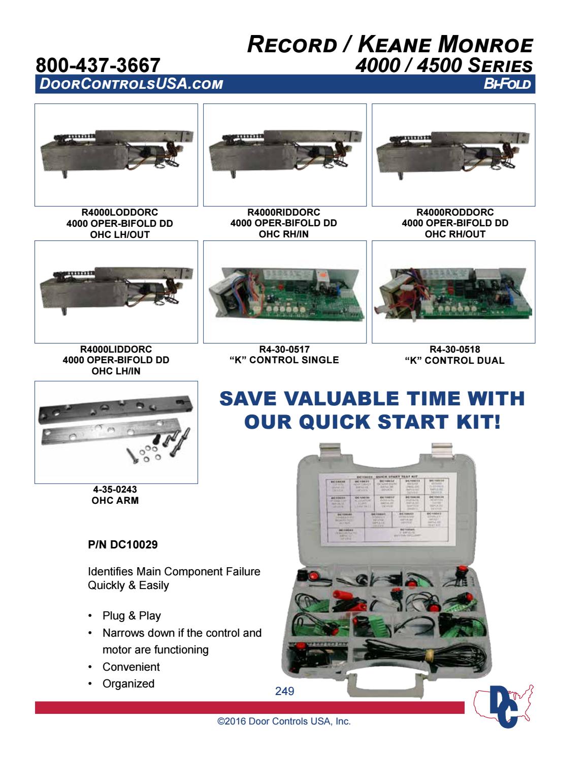 Door Controls USA, Inc. Parts Catalog 2016 by Door Controls USA Issuu