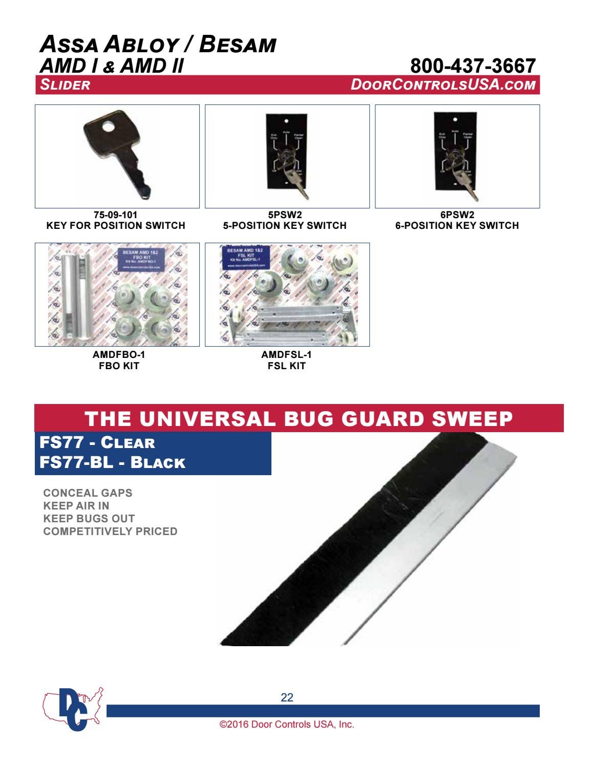 Door Controls USA, Inc. Parts Catalog 2016 by Door Controls USA Issuu