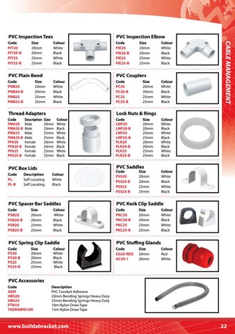 R&M Fixings and Support 灯饰目录 第 23 页