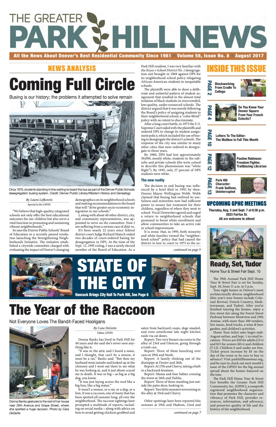 Greater Park Hill News August 2017 by Greater Park Hill News Issuu