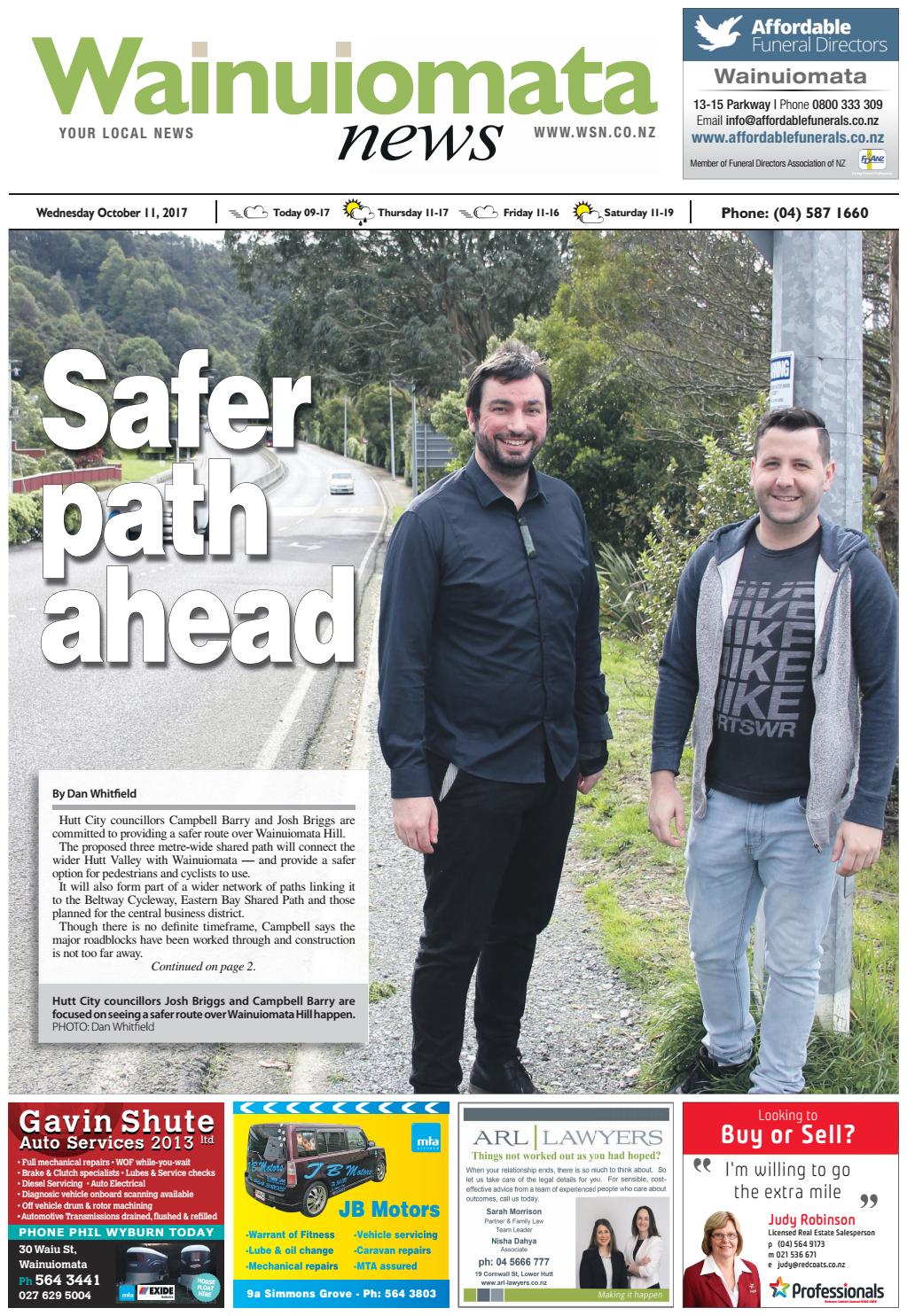 Wainuiomata News 111017 by Local Newspapers Issuu