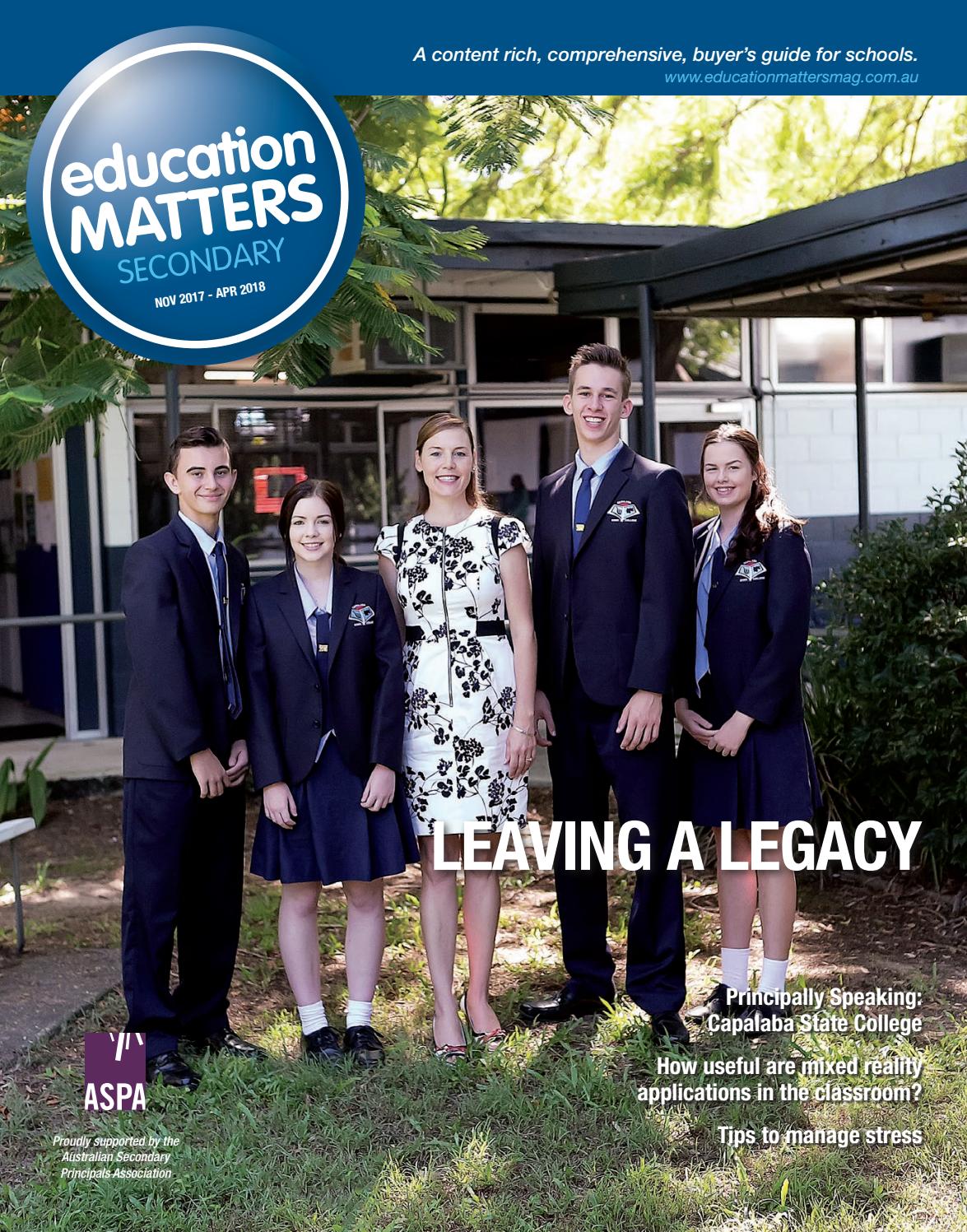 Education Matters Secondary October 2017 by Prime Creative Media - Issuu
