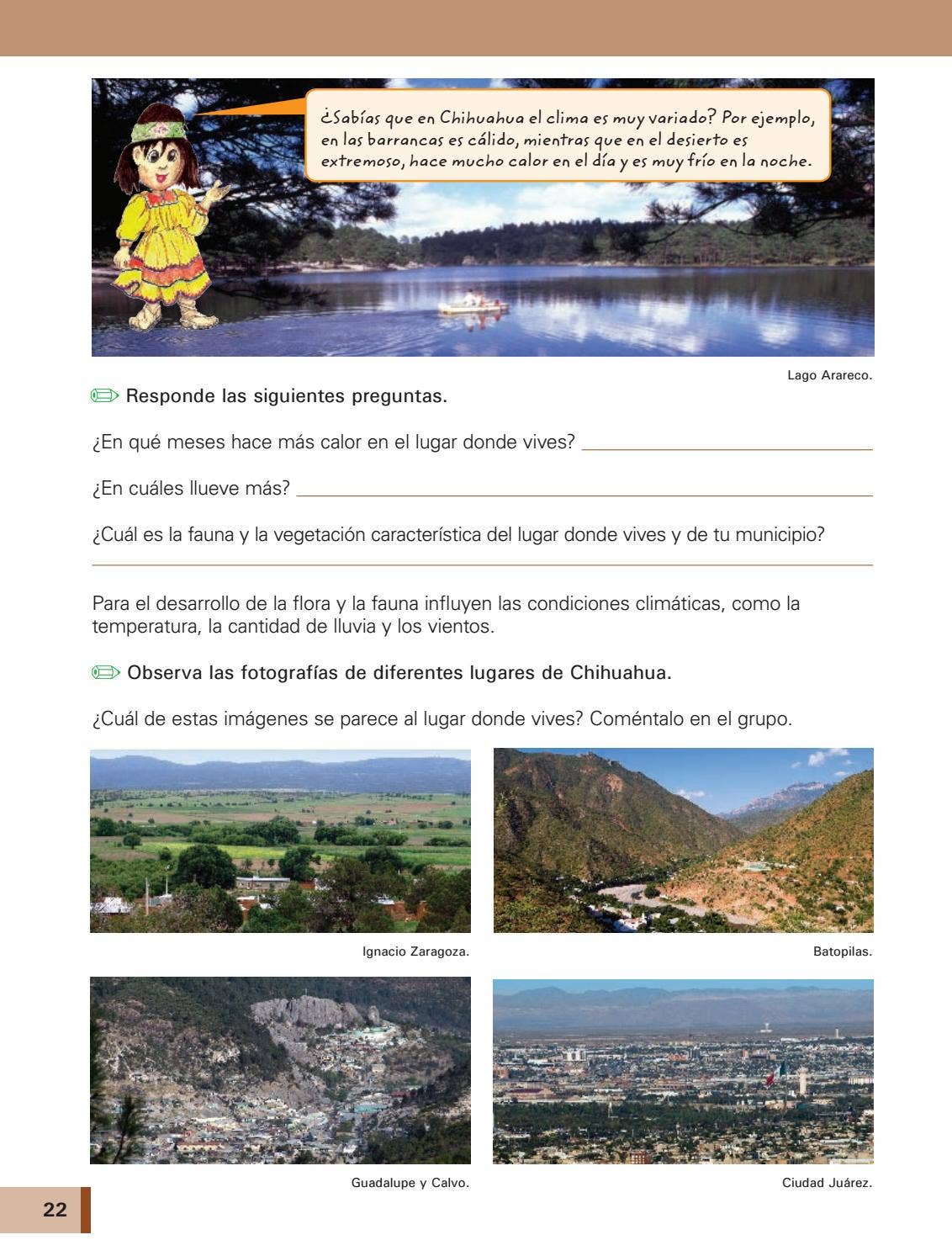 Primaria tercer grado chihuahua la entidad donde vivo libro de texto by ...