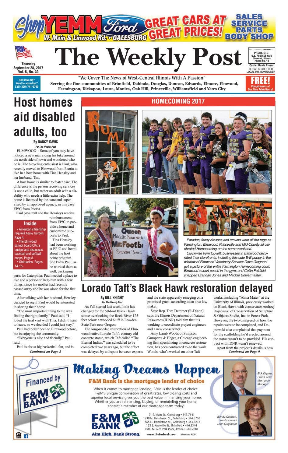 The Weekly Post 9/28/17 by The Weekly Post - Issuu