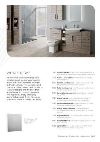 Rubberduck Bathrooms Ltd 家具目录 · Meres 册 Of Beautiful Bathrooms 2017 第 5 页