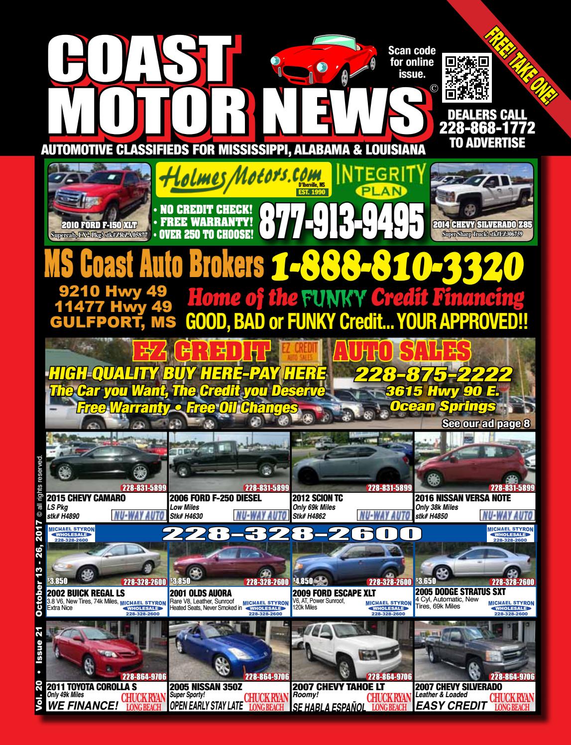 Easy Credit Auto Sales >> Cmn V20 I21 By Coast Motor News Issuu Easy Credit Auto Sales >> Cmn V20 I21 By Coast Motor News Issuu