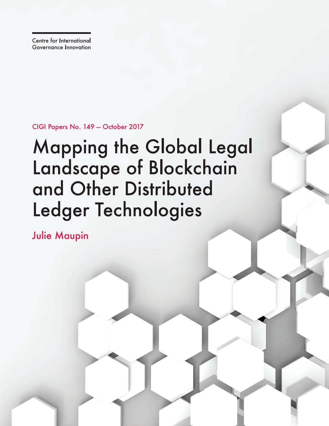Mapping the Global Legal Landscape of Blockchain and Other Distributed ...
