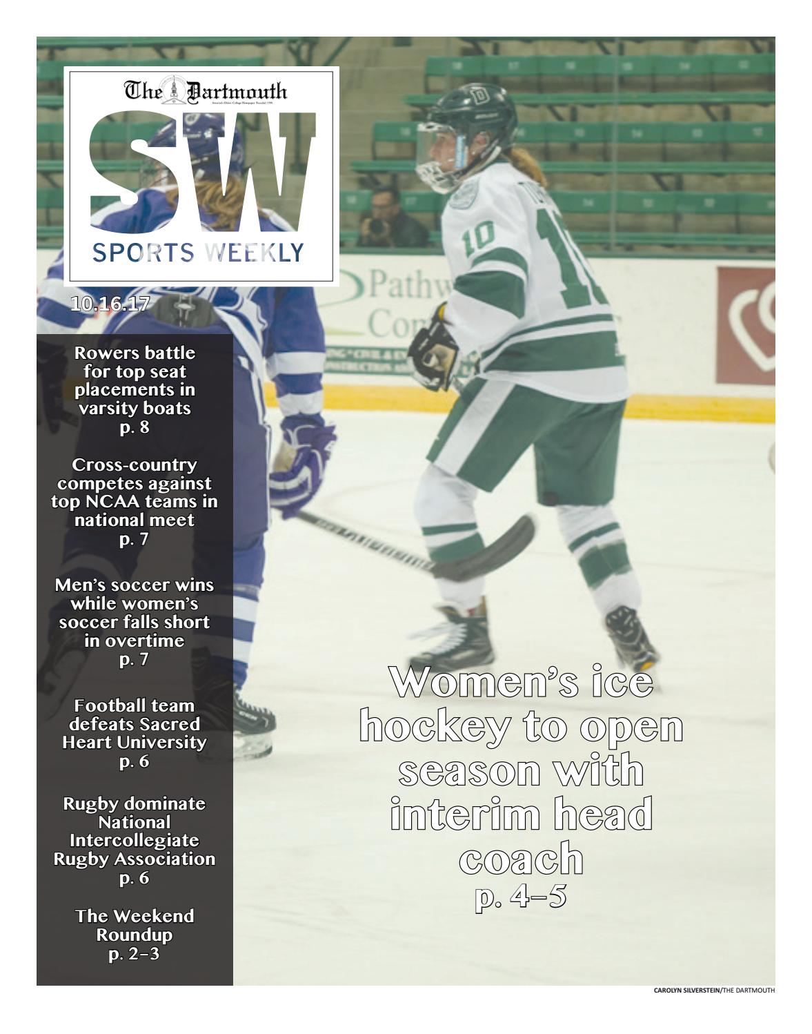 The Dartmouth Sports Weekly 10/16/17 by The Dartmouth Newspaper Issuu
