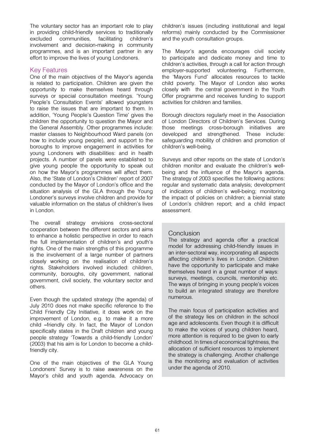 Compendium of Best Practices of Child Friendly Cities 2017 by Van Leer ...