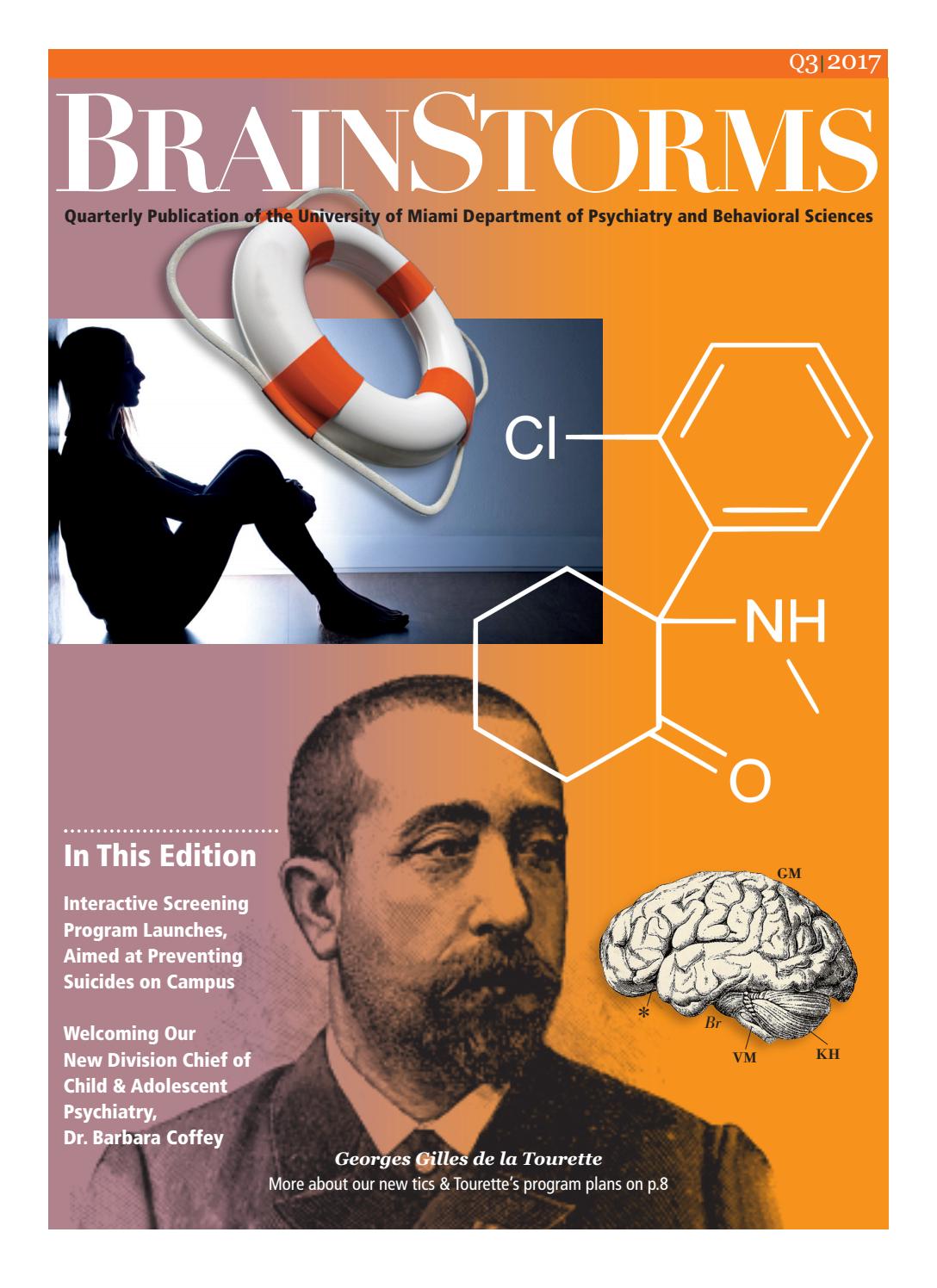 BrainStorms Q3 2017 by University of Miami Department of Psychiatry and