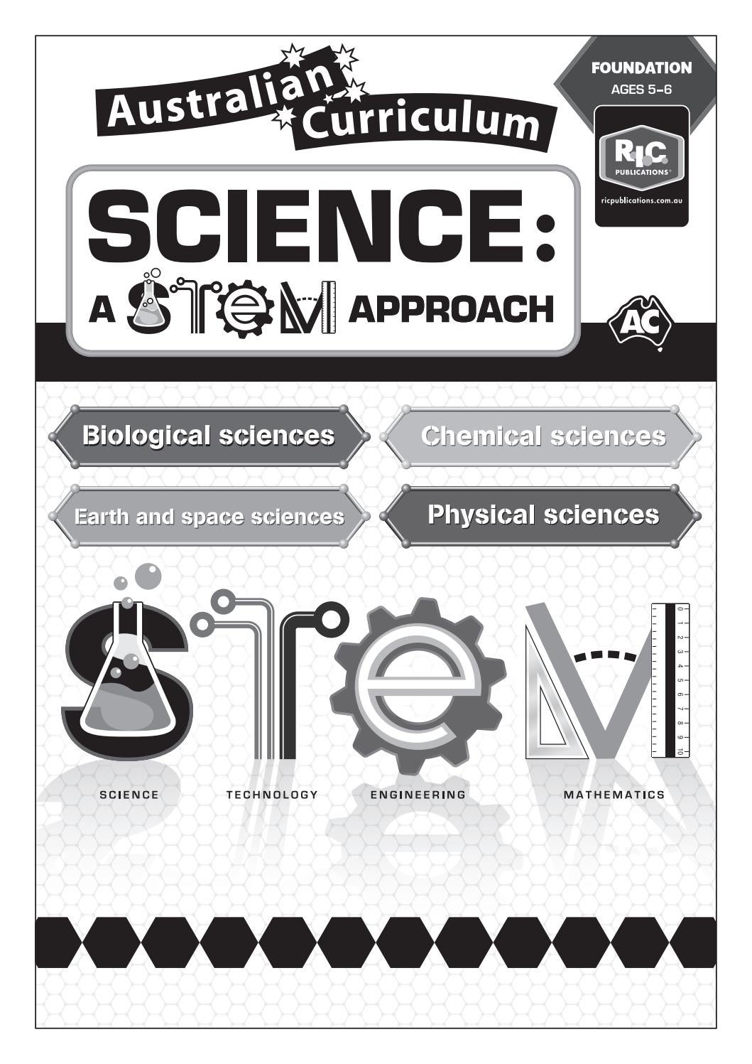 Australian Curriculum Science: A STEM Approach: Foundation by Teacher ...