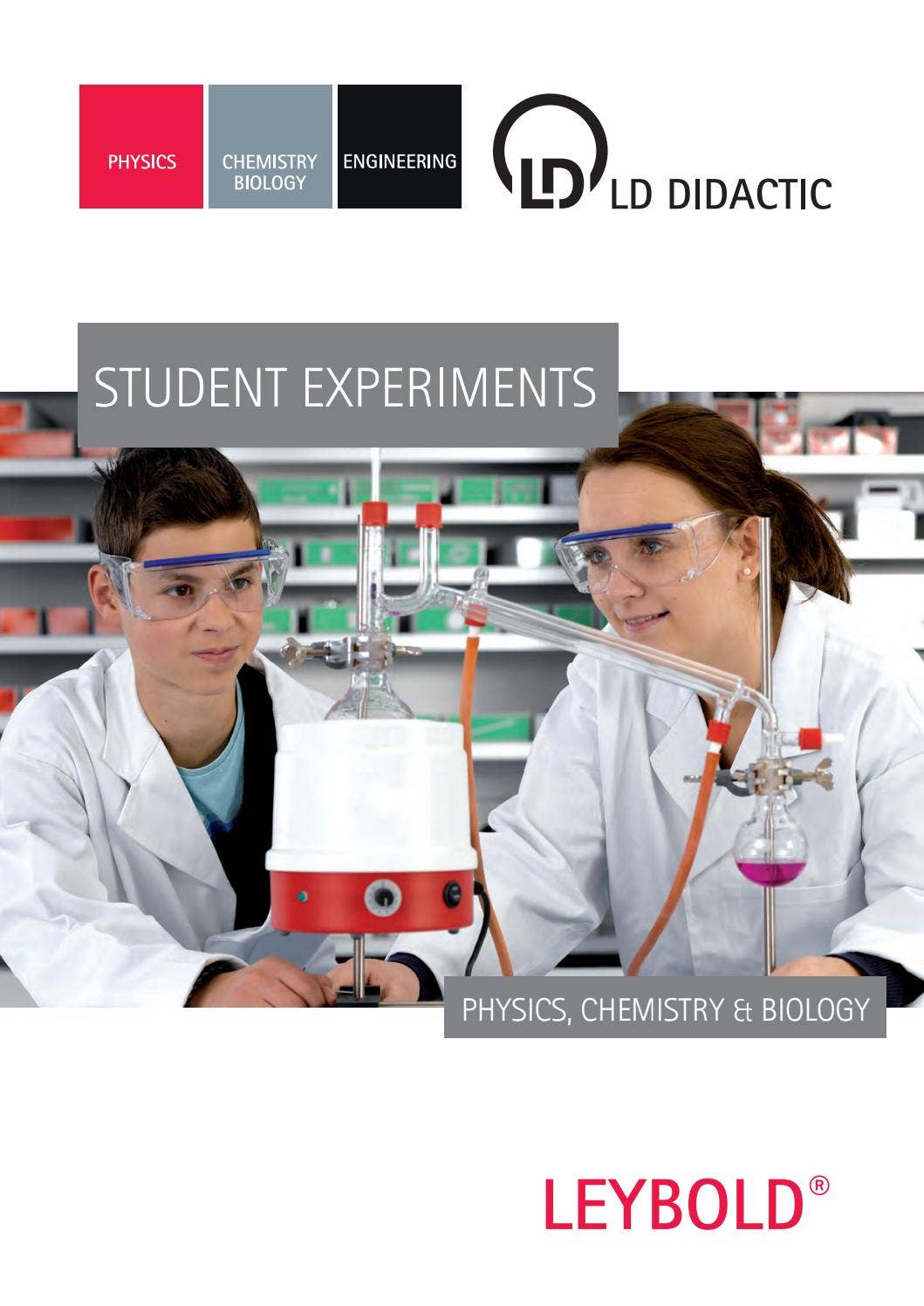 Students experiments physics chemistry biology en by LD Didactic GmbH ...