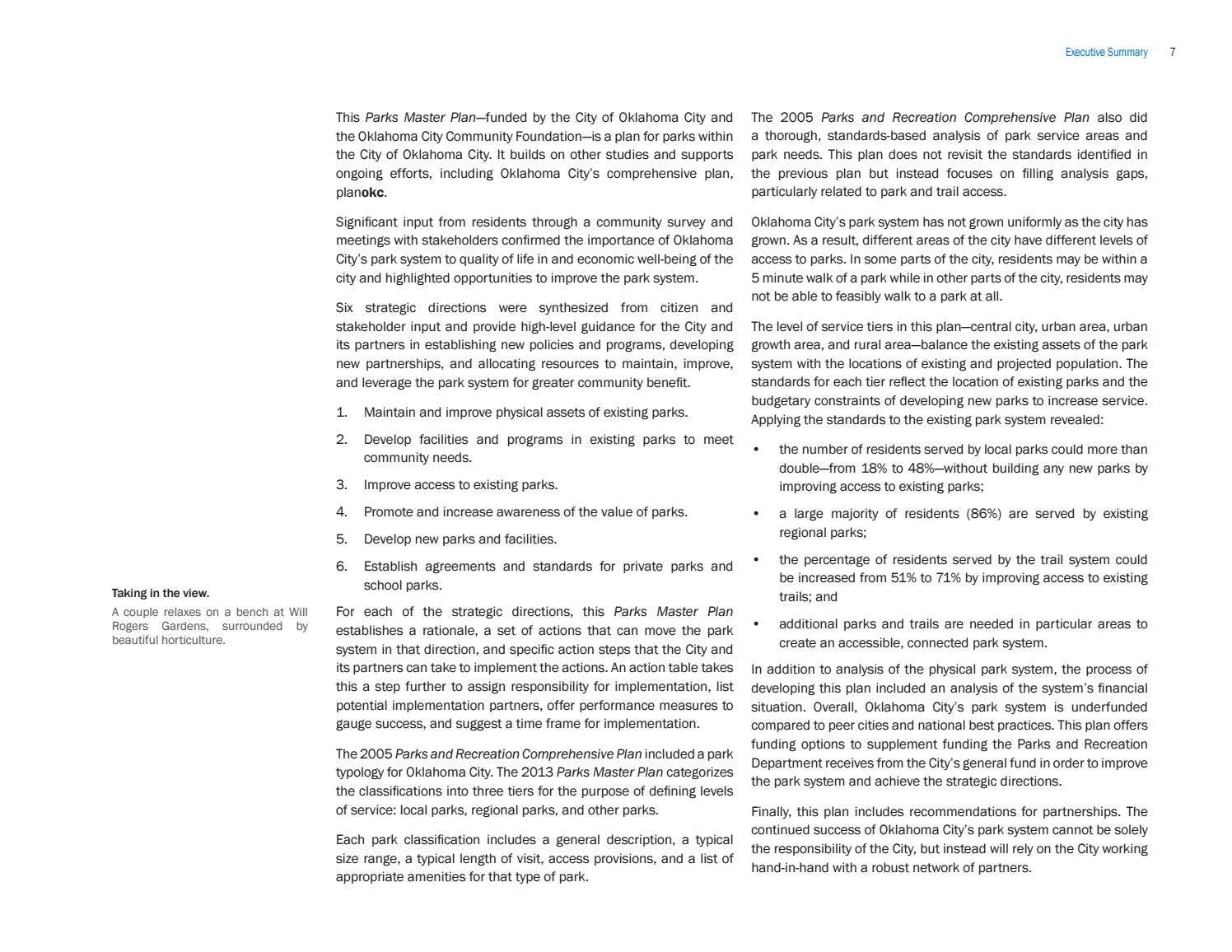 Oklahoma City Parks Master Plan by wrtdesign - Issuu