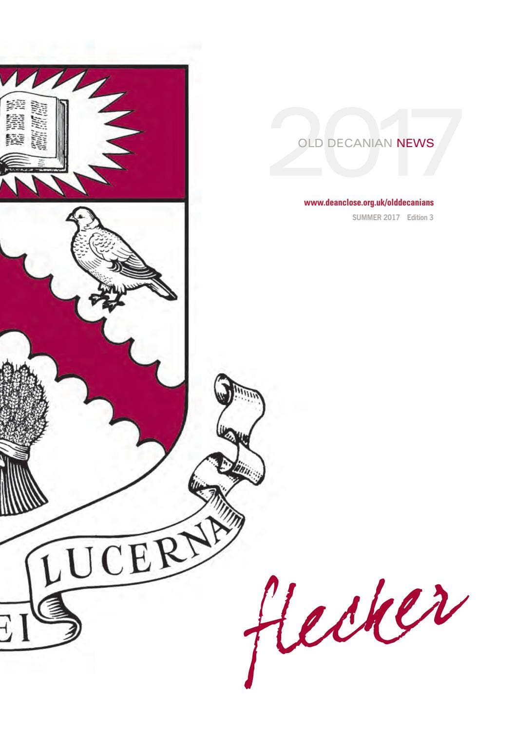 Flecker2017 by Dean Close School - Issuu