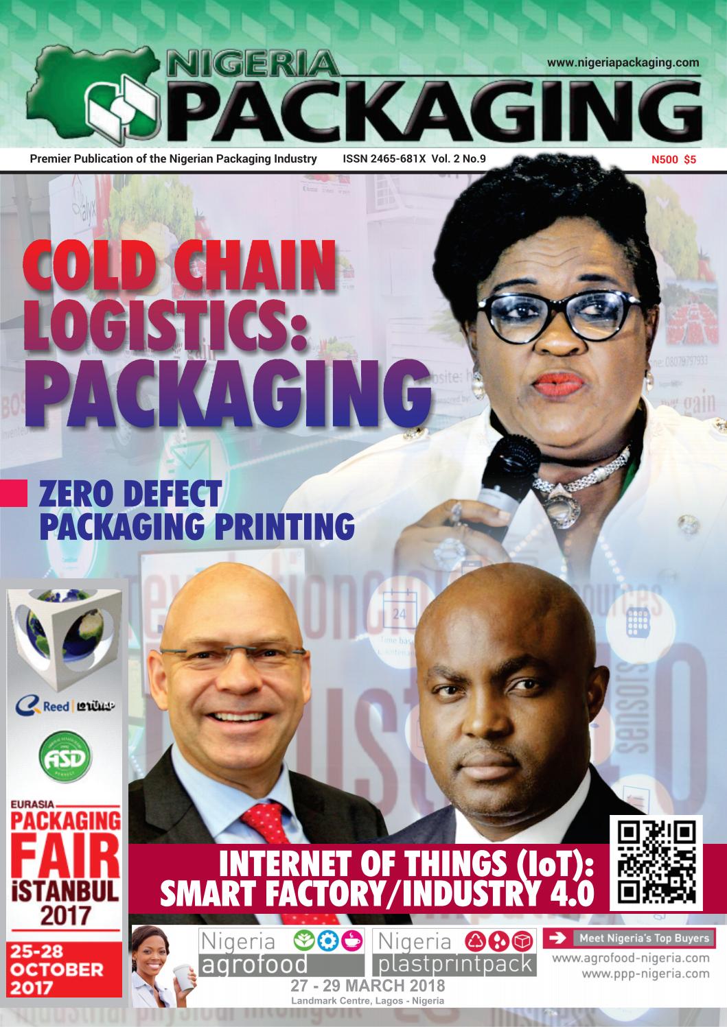 Nigeria Packaging Journal Vol. 2 Issue No.12 September October 2017