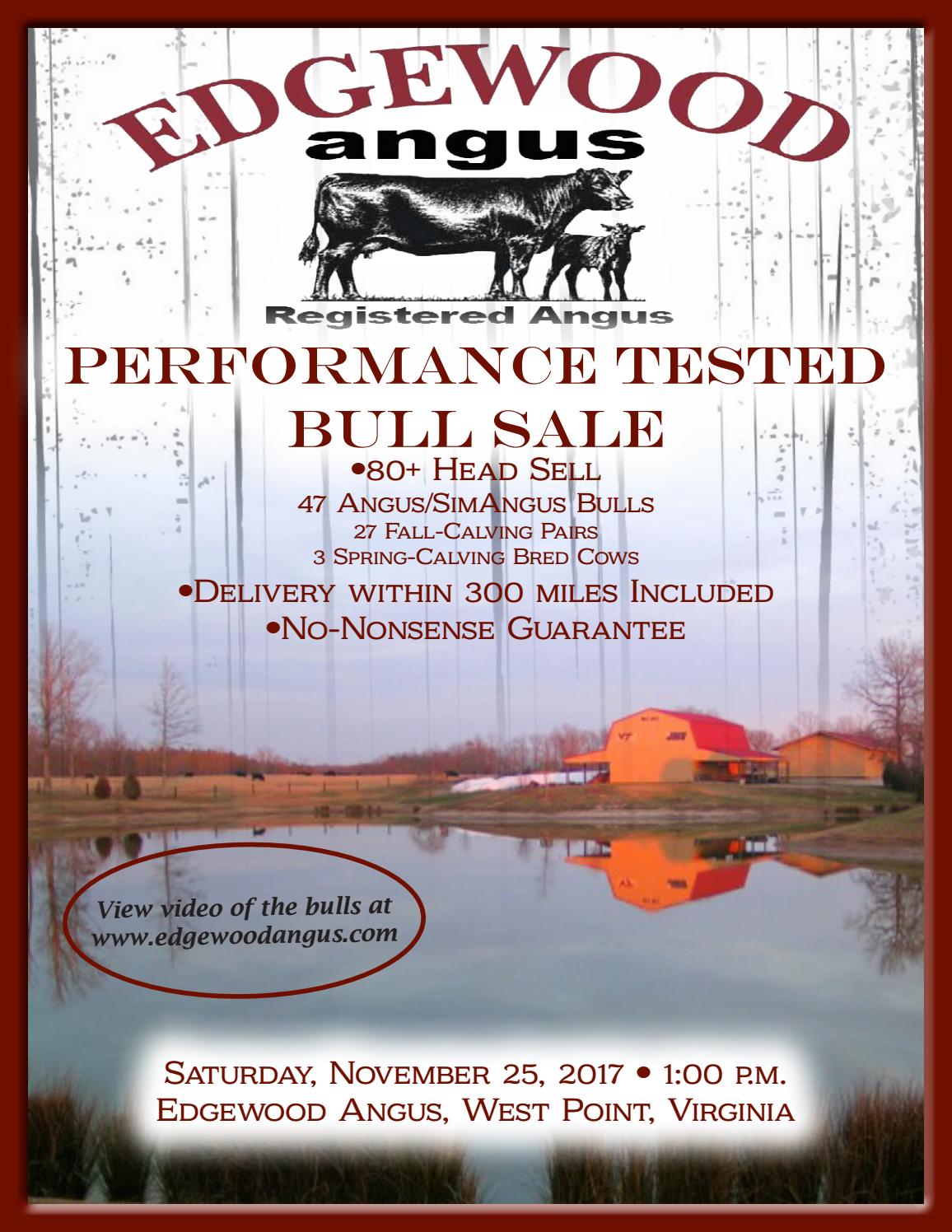 Edgewood Angus 2017 Fall Sale Catalog by Black Locust Livestock Issuu