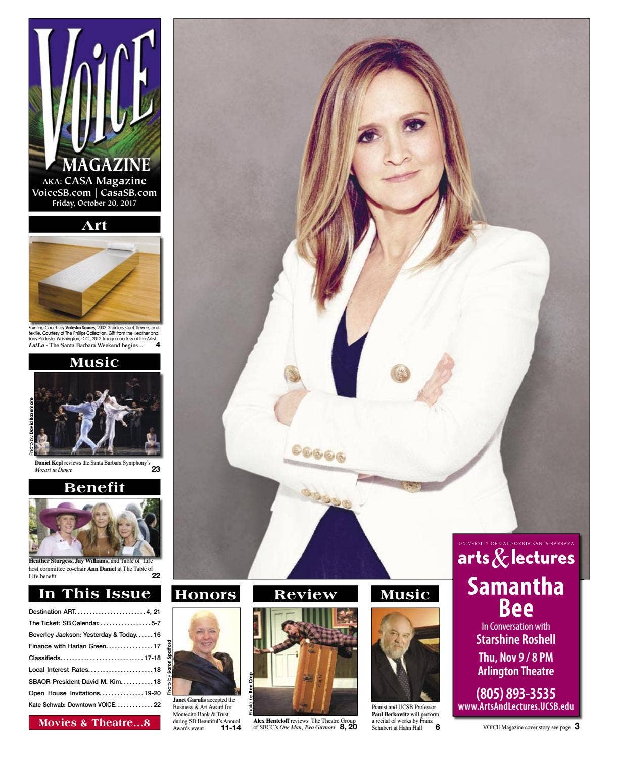 VOICE Magazine: October 20, 2017 by Voice Magazine / CASA - Issuu