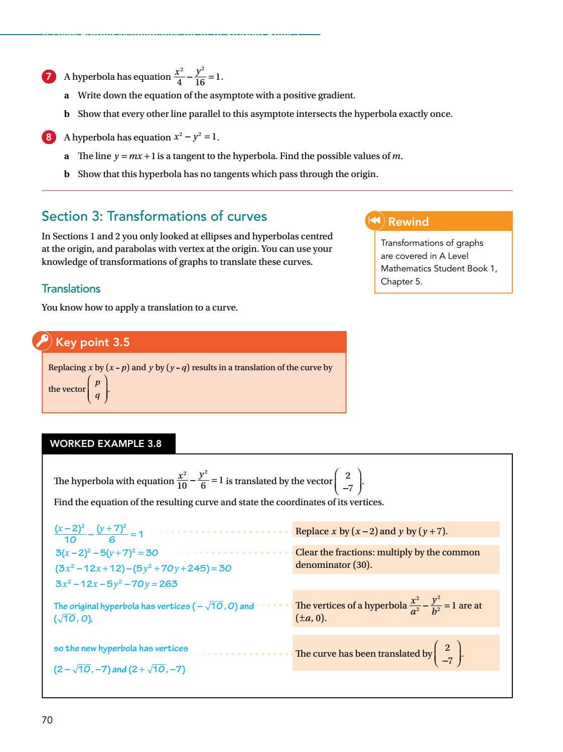 Preview A Level Further Mathematics for AQA Student Book 1 by Cambridge ...